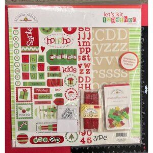 2005 Doodlebug Designs inc Christmas Scrapbook Kit Cynthea Sandoval